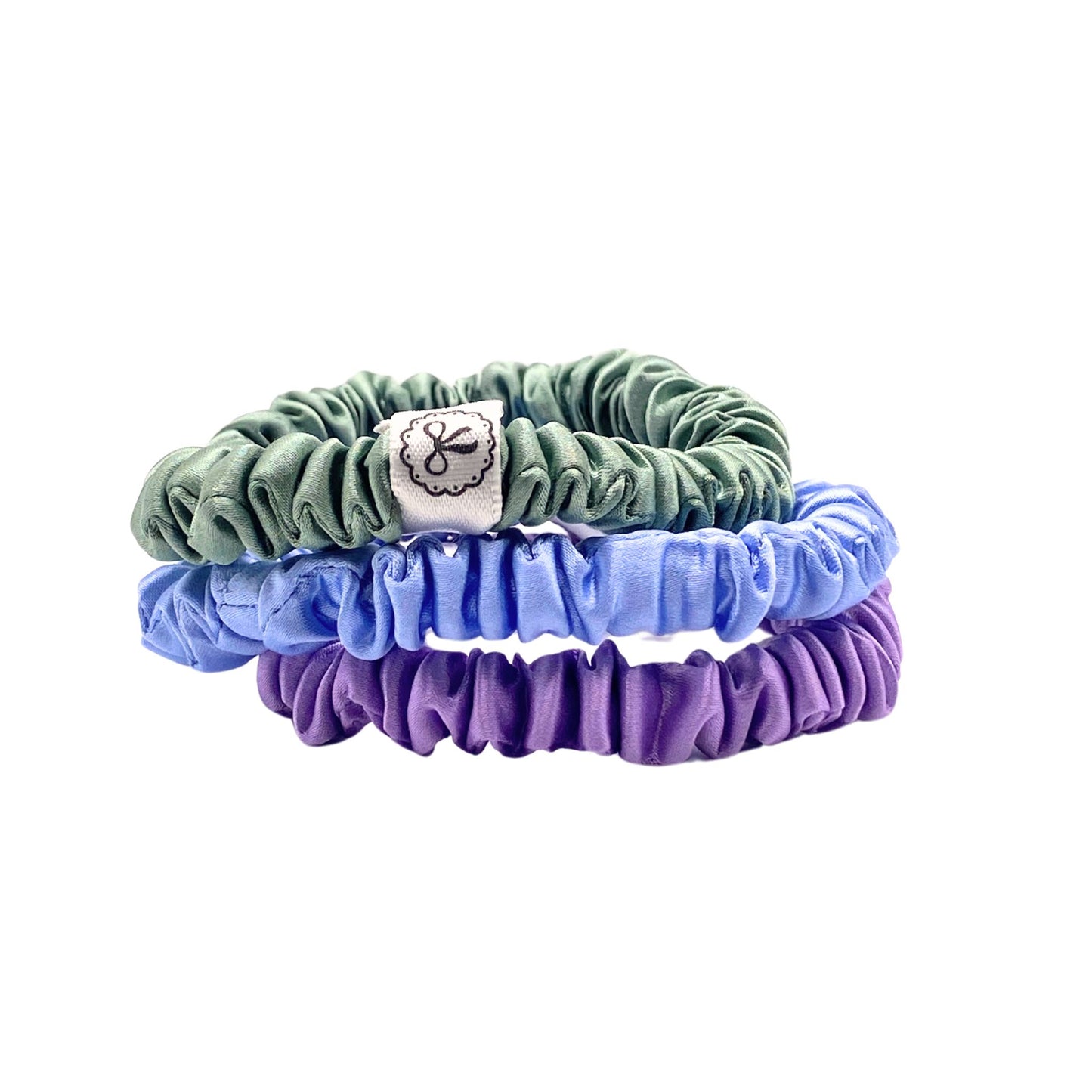 Silk Scrunchies Slim | 3er Set