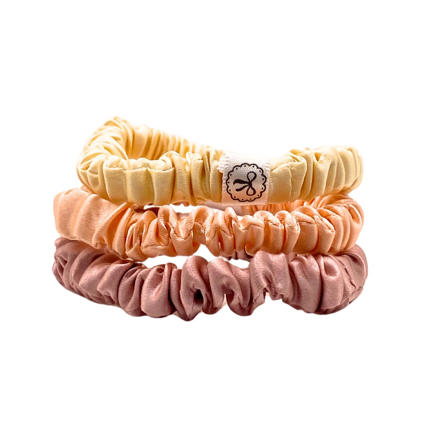 Silk Scrunchies Slim | 3er Set