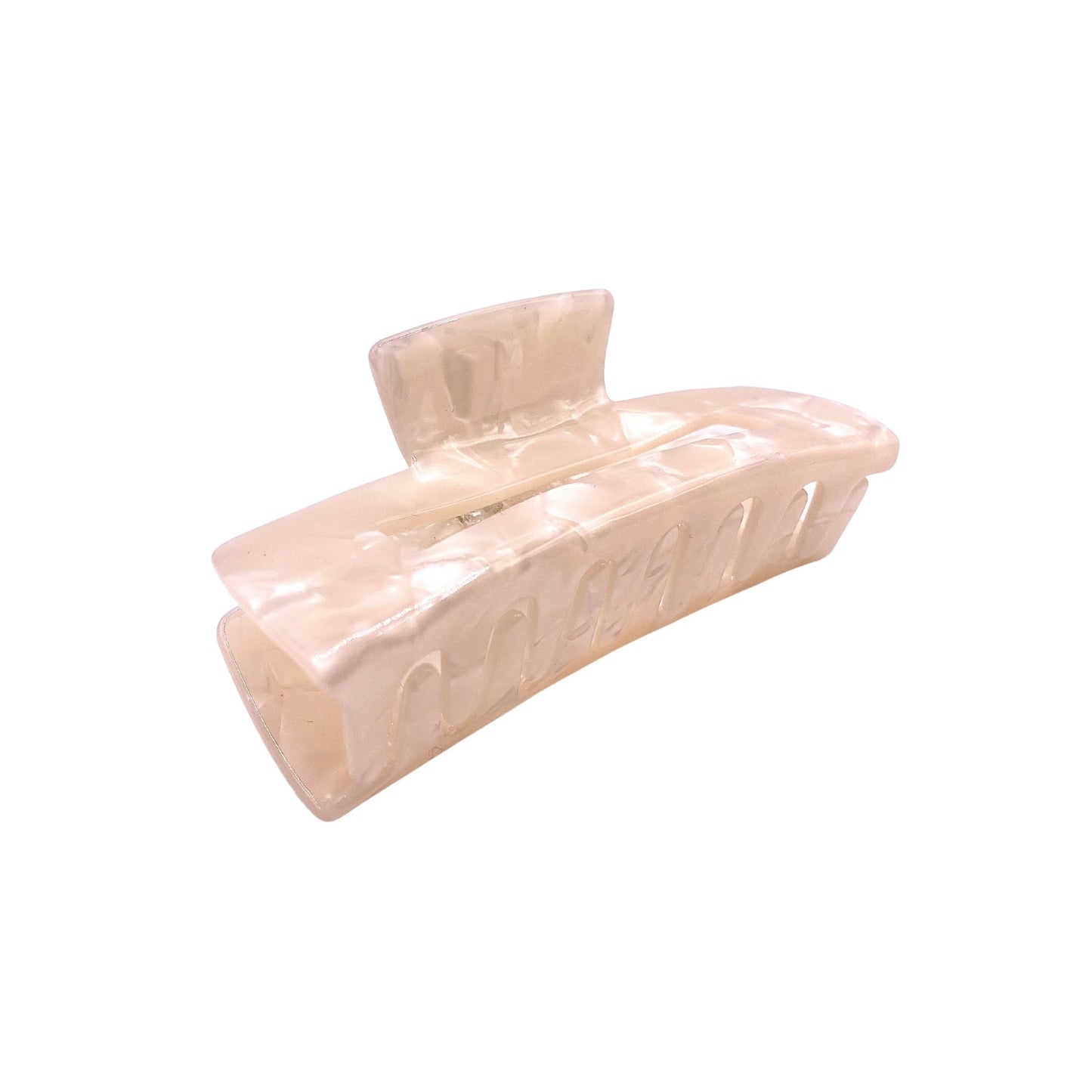 Sponky Haarklammer Edgy Midi White Pearl