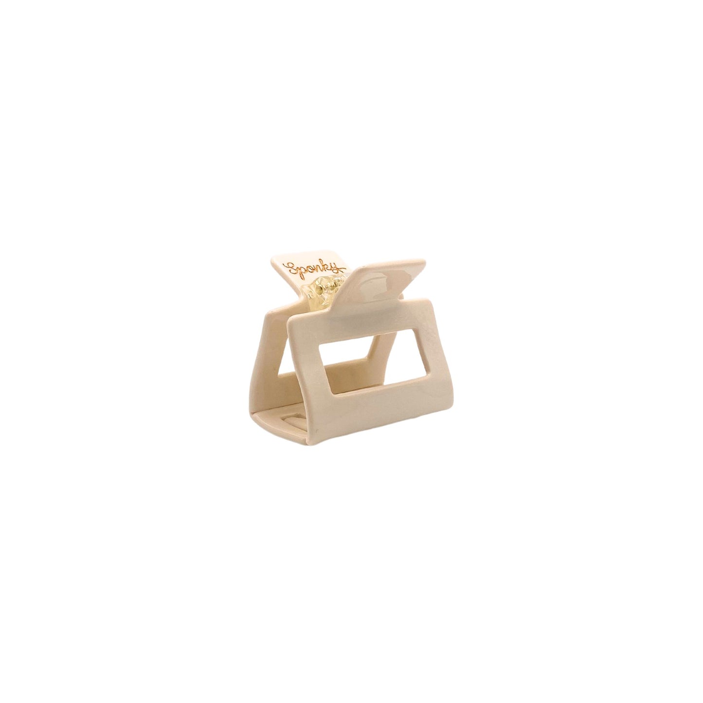 Haarklammer Edgy Mini Beige Cream Sponky