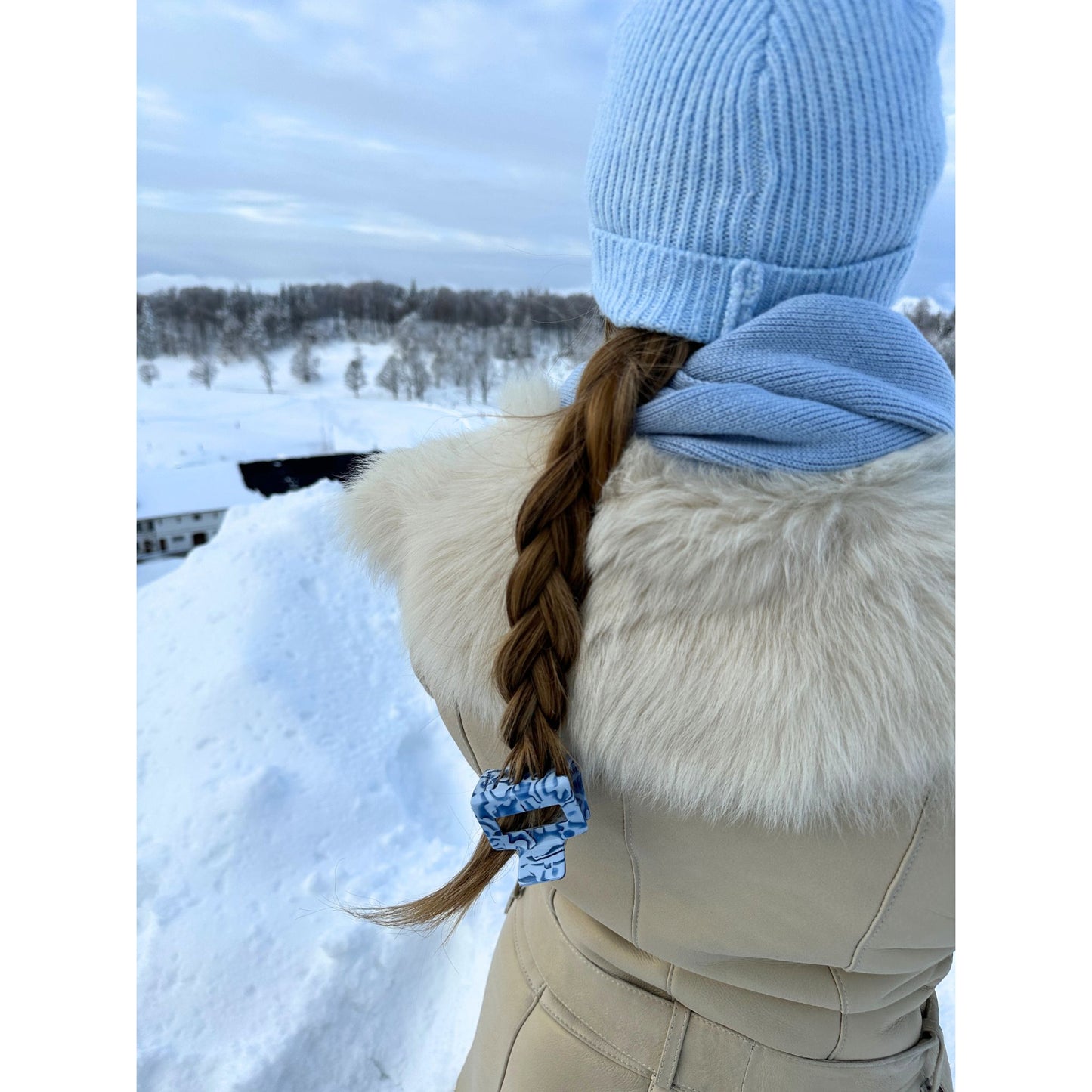 Haarklammer Edgy Mini Vanda Babyblau Blau Sponky