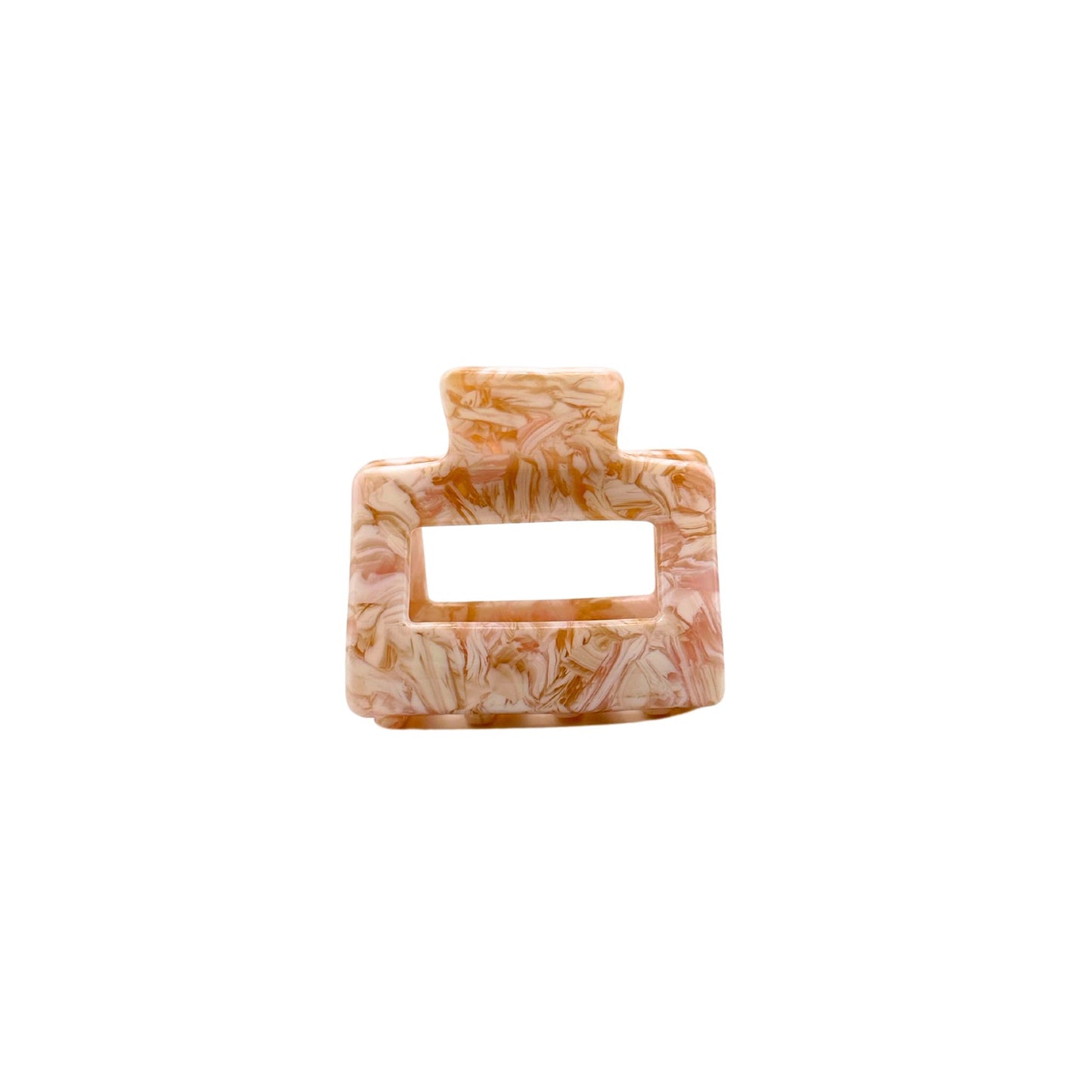 Haarklammer Klein Weiss Rosa Sponky