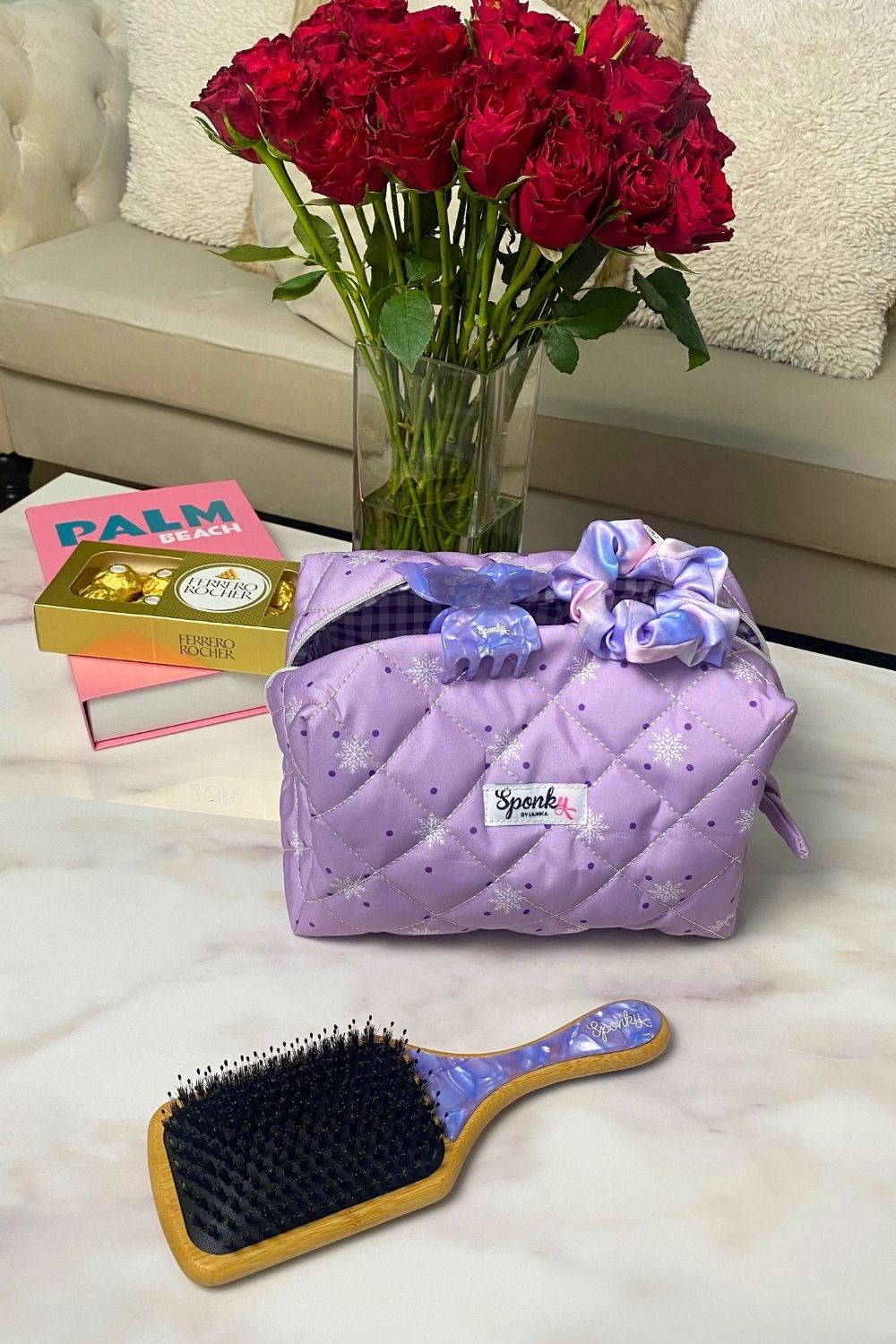 Make up Bag violette gross
