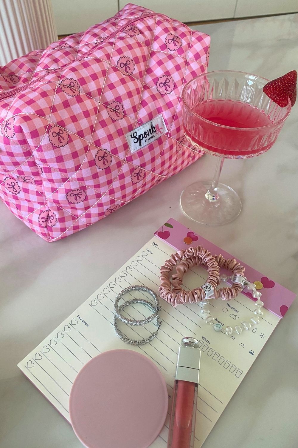 Make up Bag gross pink rosa