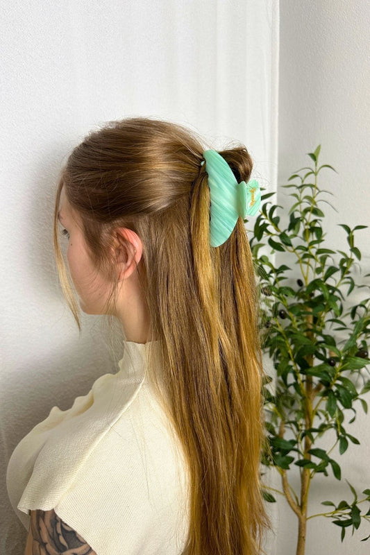Matcha Haarklammer Sponky Hairclip Grün