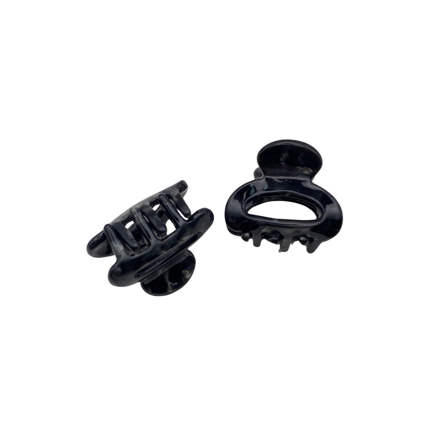 Mini Clips Noir Haarklammern 2er Set Sponky 2