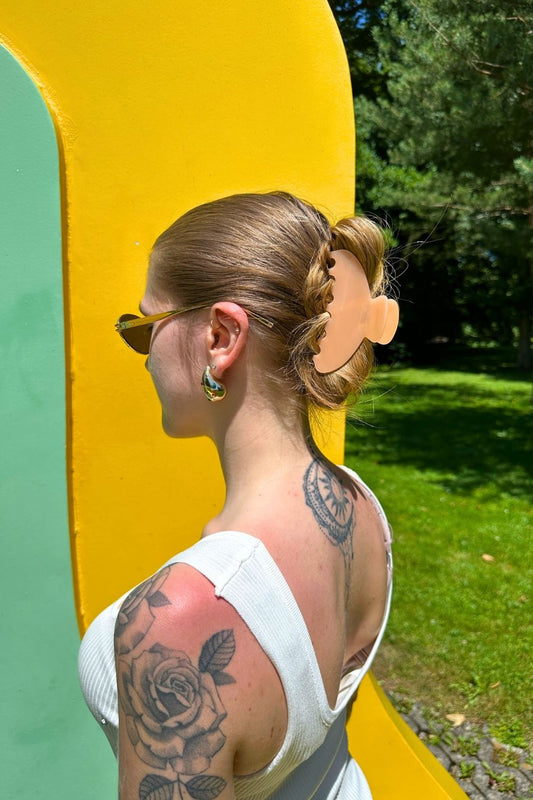 Orange Haarklammer Sponky Peach Hairclip