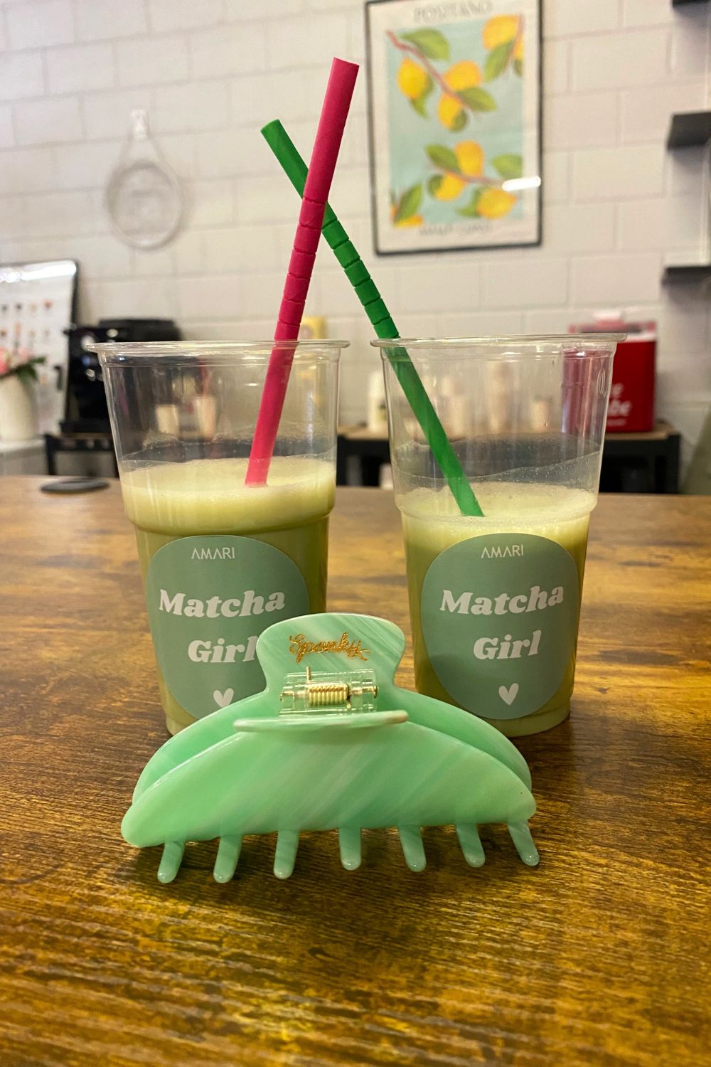 Matcha Haarklammer Sponky Hairclip