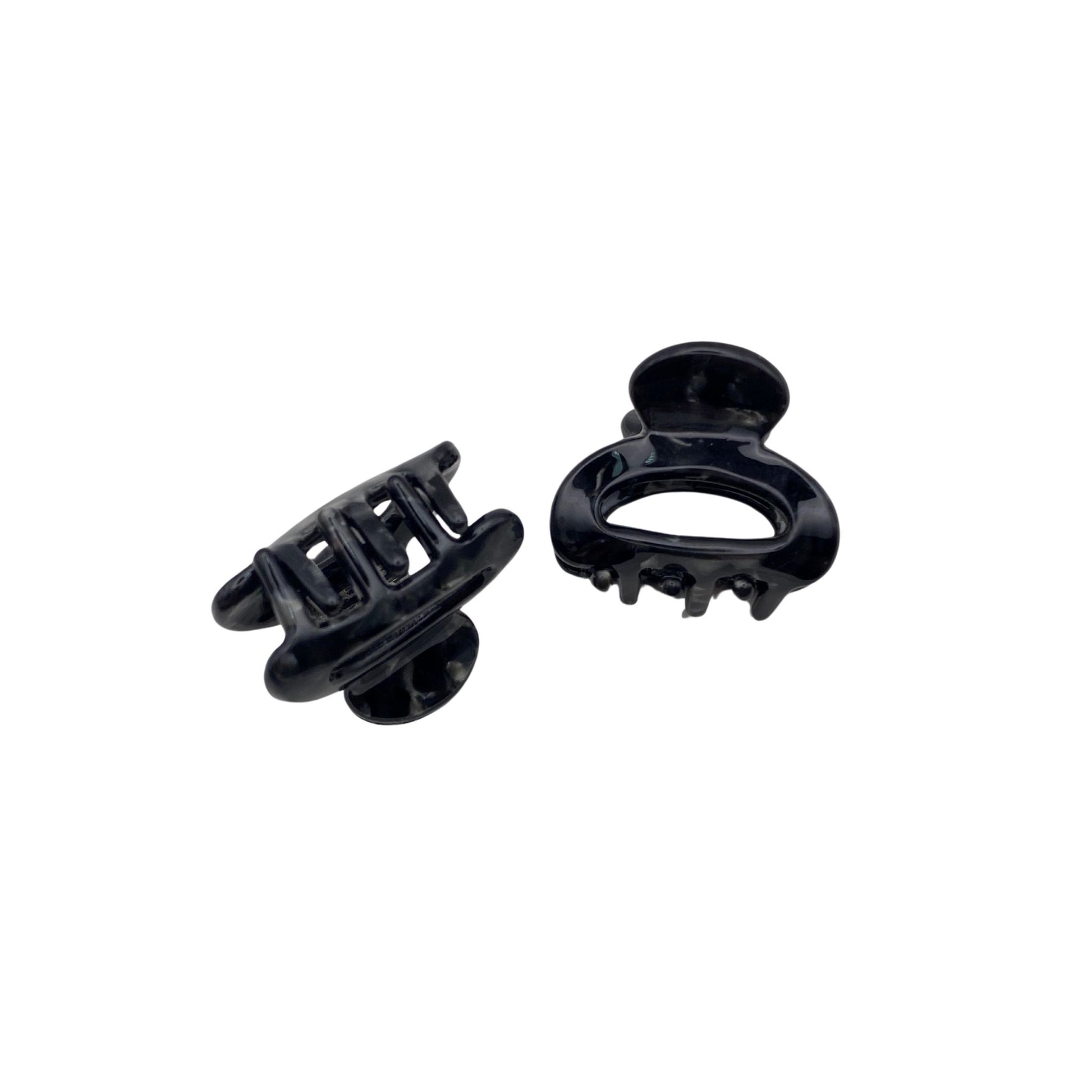 Mini Clips Noir Haarklammern 2er Set Sponky 2